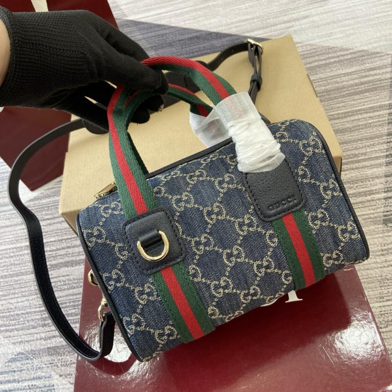 Gucci Mini GG Denim handbag Blue 859975
