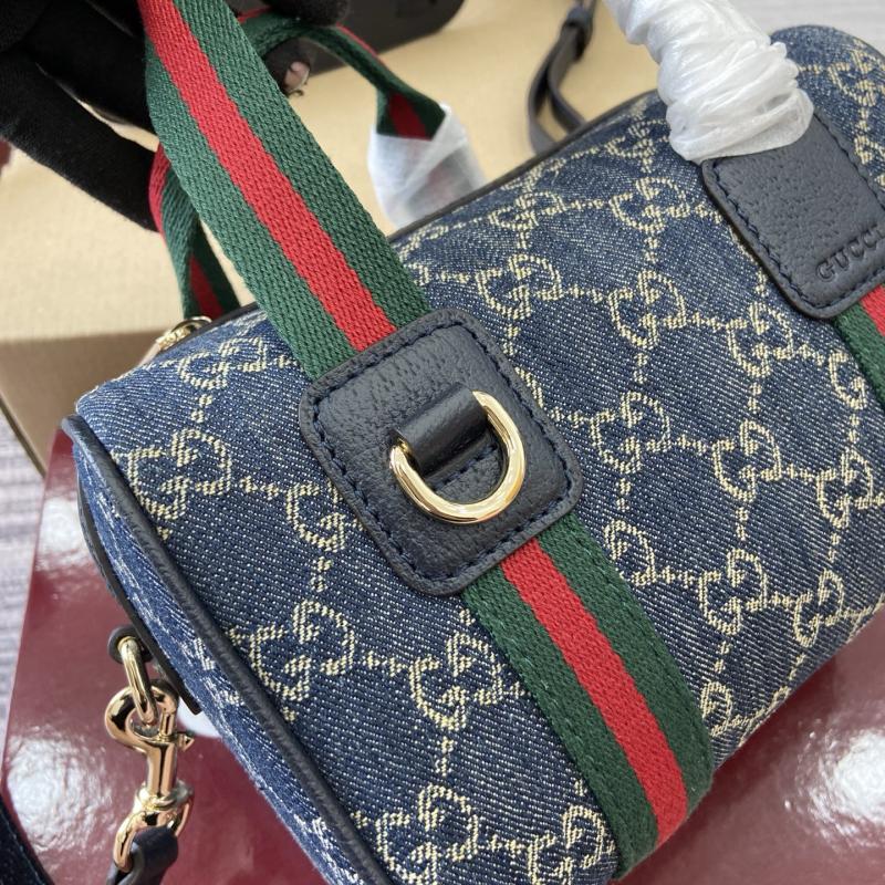 Gucci Mini GG Denim handbag Blue 859975