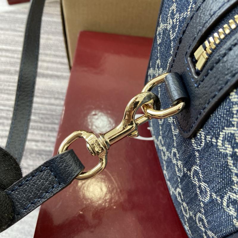 Gucci Mini GG Denim handbag Blue 859975