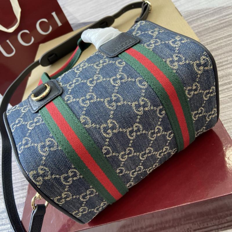 Gucci Mini GG Denim handbag Blue 859975