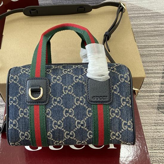 Gucci Mini GG Denim handbag Blue 859975  Gucci Mini GG Denim handbag Blue 859975
