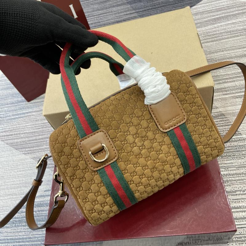 Gucci Mini GG Suede handbag Brown 859975