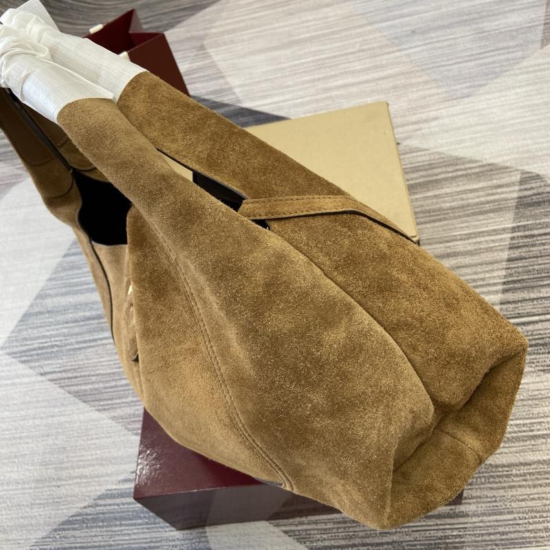 Gucci Suede Softbit maxi shoulder bag Brown ‎837466