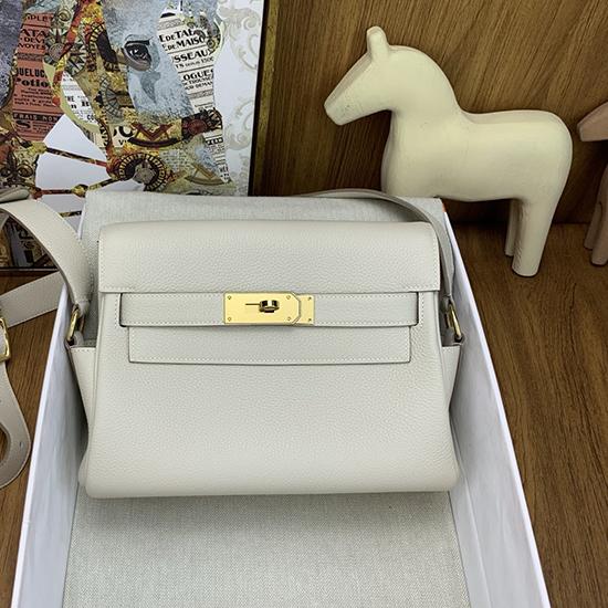 Hermes Kelly Messenger Bag Craie with Gold HM1030  Hermes Kelly Messenger Bag Craie with Gold HM1030