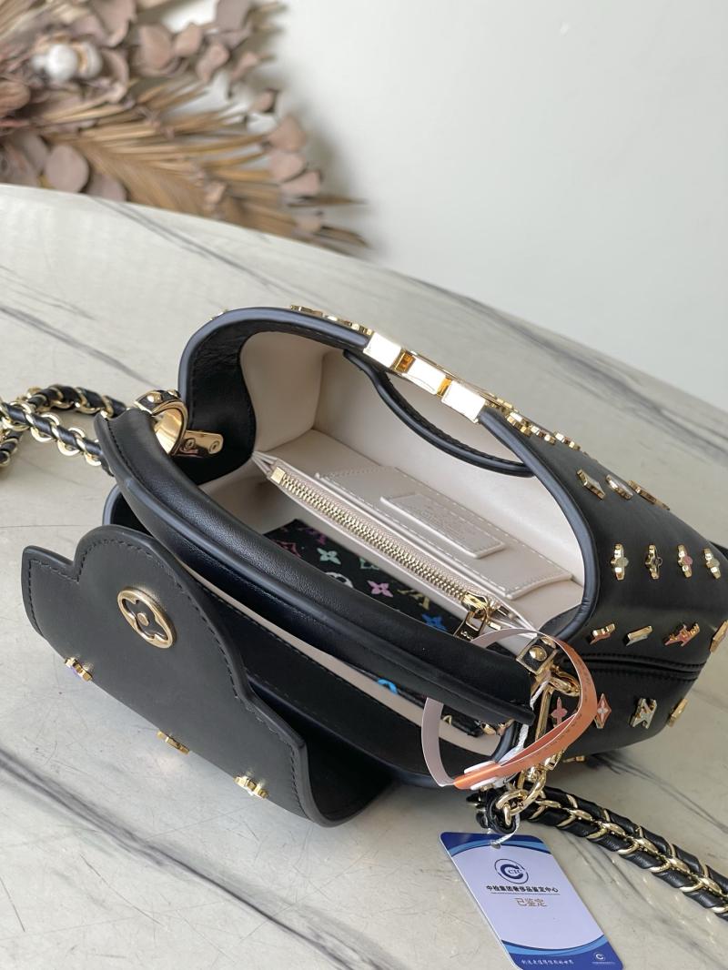 LV x TM Capucines Mini Black M14165