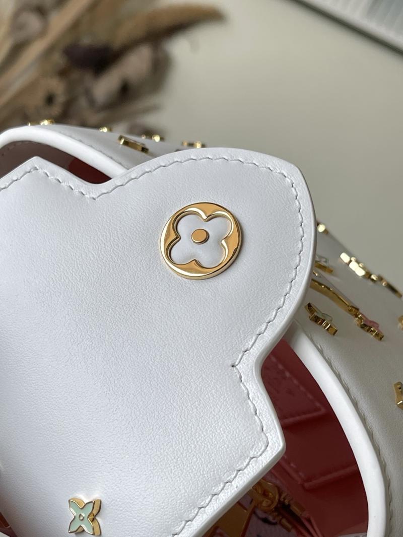 LV x TM Capucines Mini White M14165