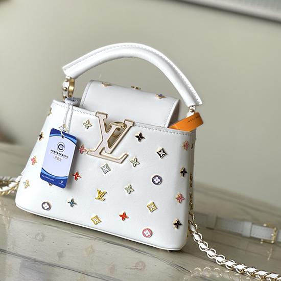 LV x TM Capucines Mini White M14165  LV x TM Capucines Mini White M14165