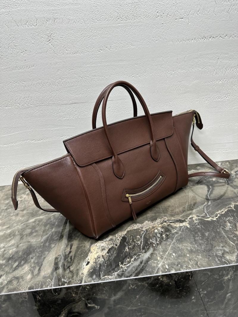 Medium Smiling New Luggage Dark Brown 123693