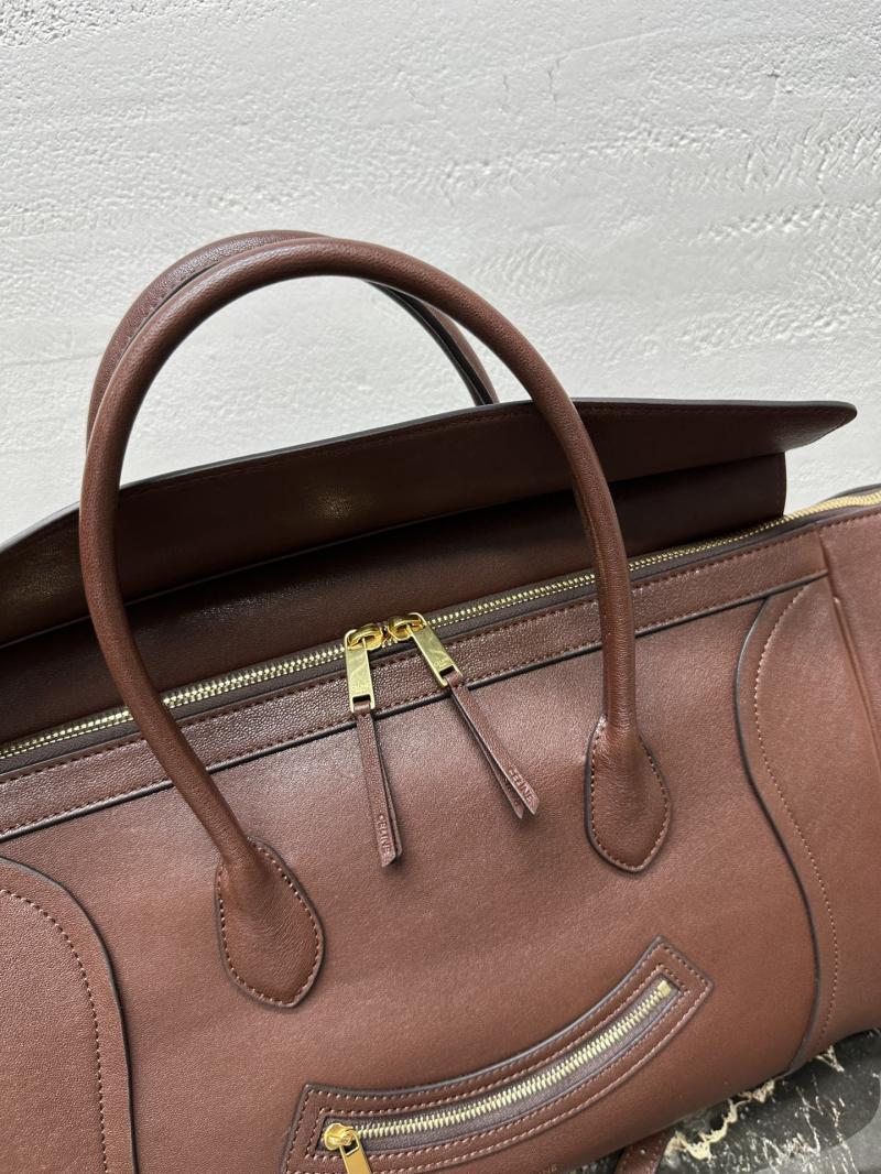 Medium Smiling New Luggage Dark Brown 123693