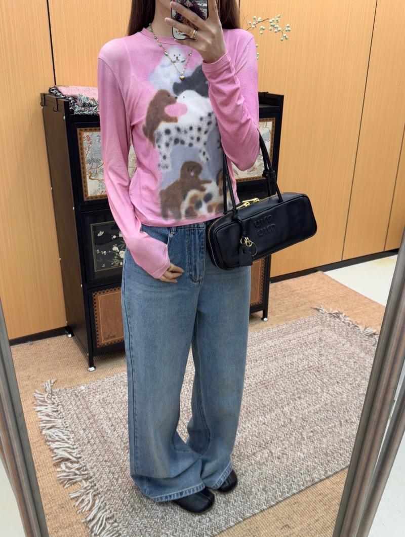 Miu Miu Beau leather Bag Black 5BB173