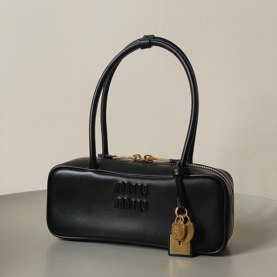 Miu Miu Beau leather Bag Black 5BB173