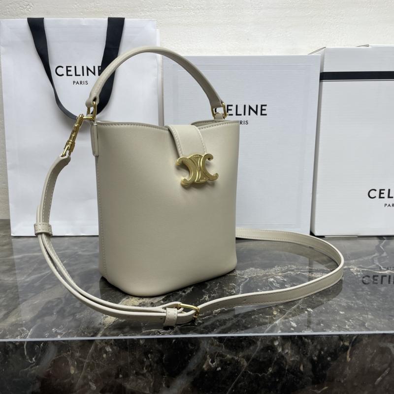 Small Celine Bucket Louise Bag Rice 119173