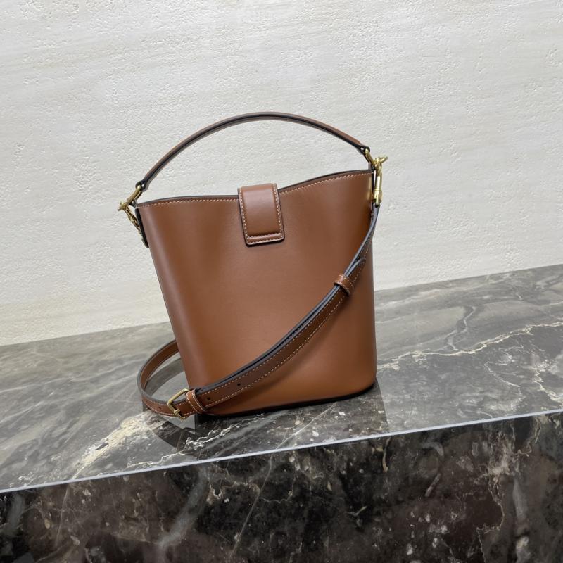 Small Celine Bucket Louise Bag Tan 119173