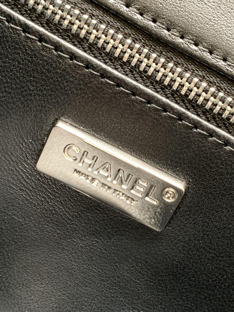 Small Chanel Sequins Shoulder Bag Black AS4561