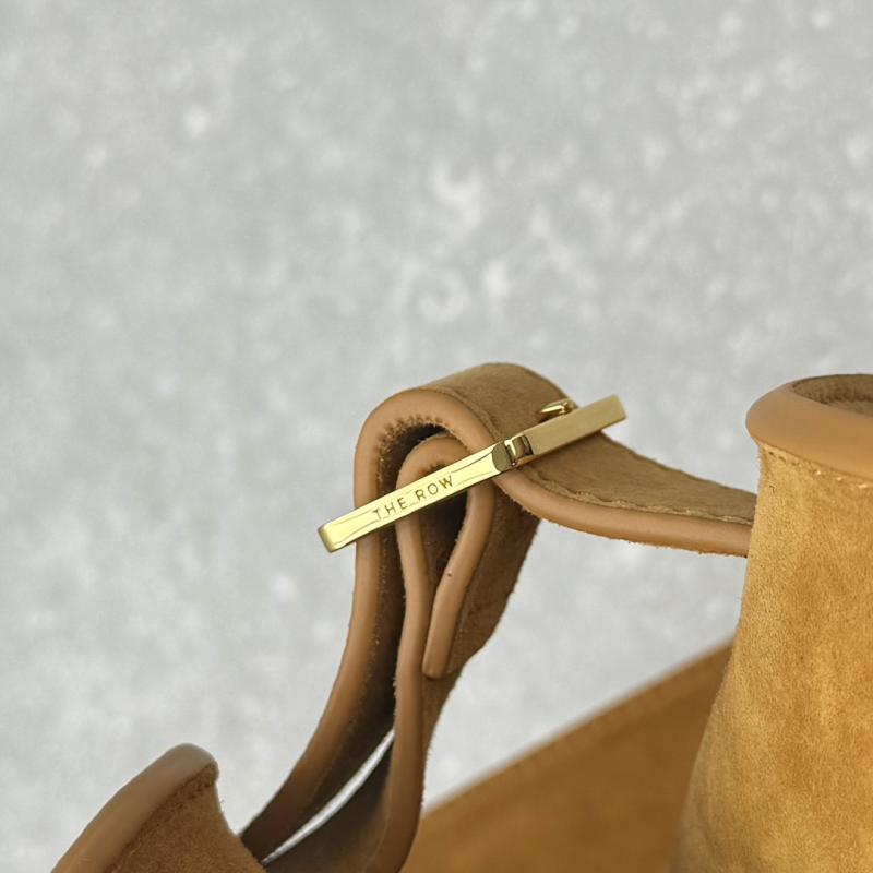 The Row Suede Margaux 15 Bag Brown T1831