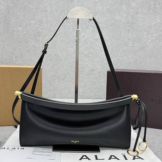 Alaia Le Click Eest West Medium Bag Black M4490 Alaia Le Click Eest West Medium Bag Black M4490
