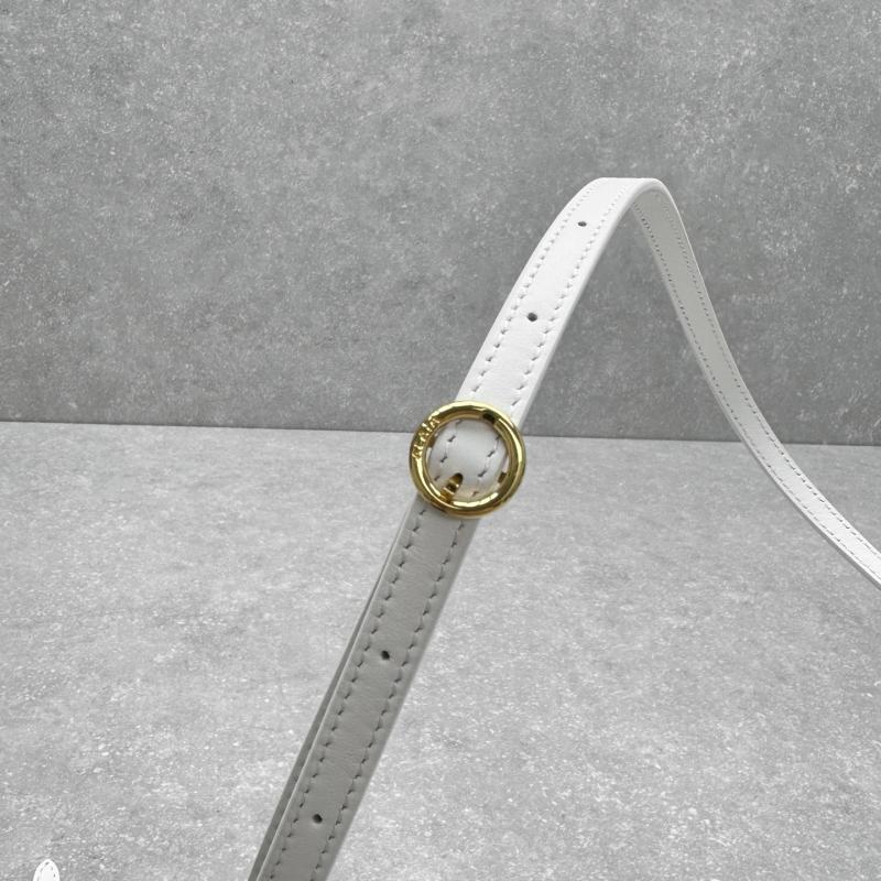 Alaia Le Click Eest West Medium Bag White M4490