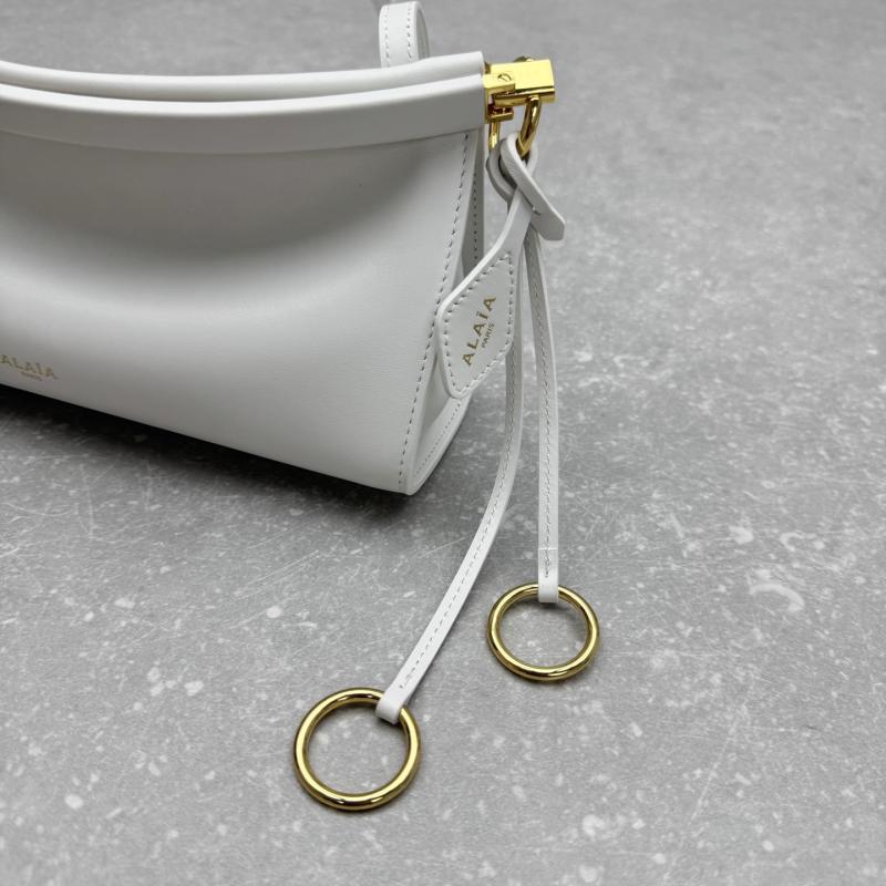 Alaia Le Click East West Small Bag White A4490