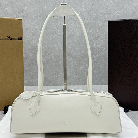 Alaia Le Teckel Shoulder Bag White L4401