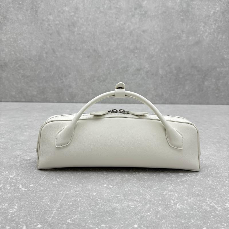 Alaia Le Teckel textured-leather Tote White AL4499