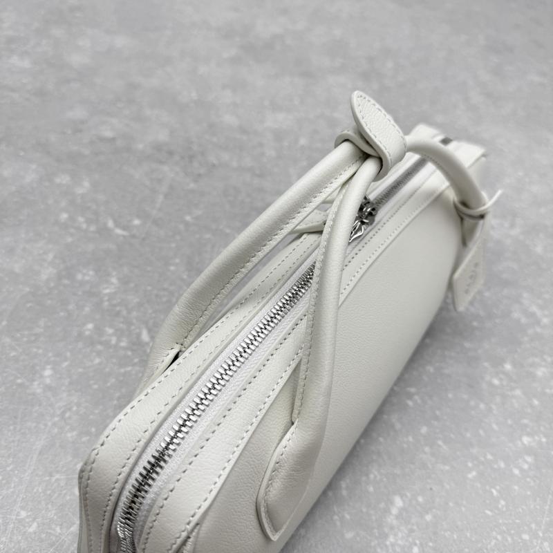 Alaia Le Teckel textured-leather Tote White AL4499