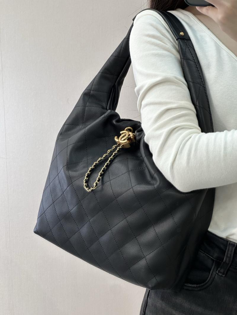 Chanel Large Hobo Bag Black AS5967