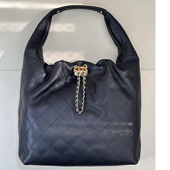 Chanel Large Hobo Bag Black AS5967 Chanel Large Hobo Bag Black AS5967