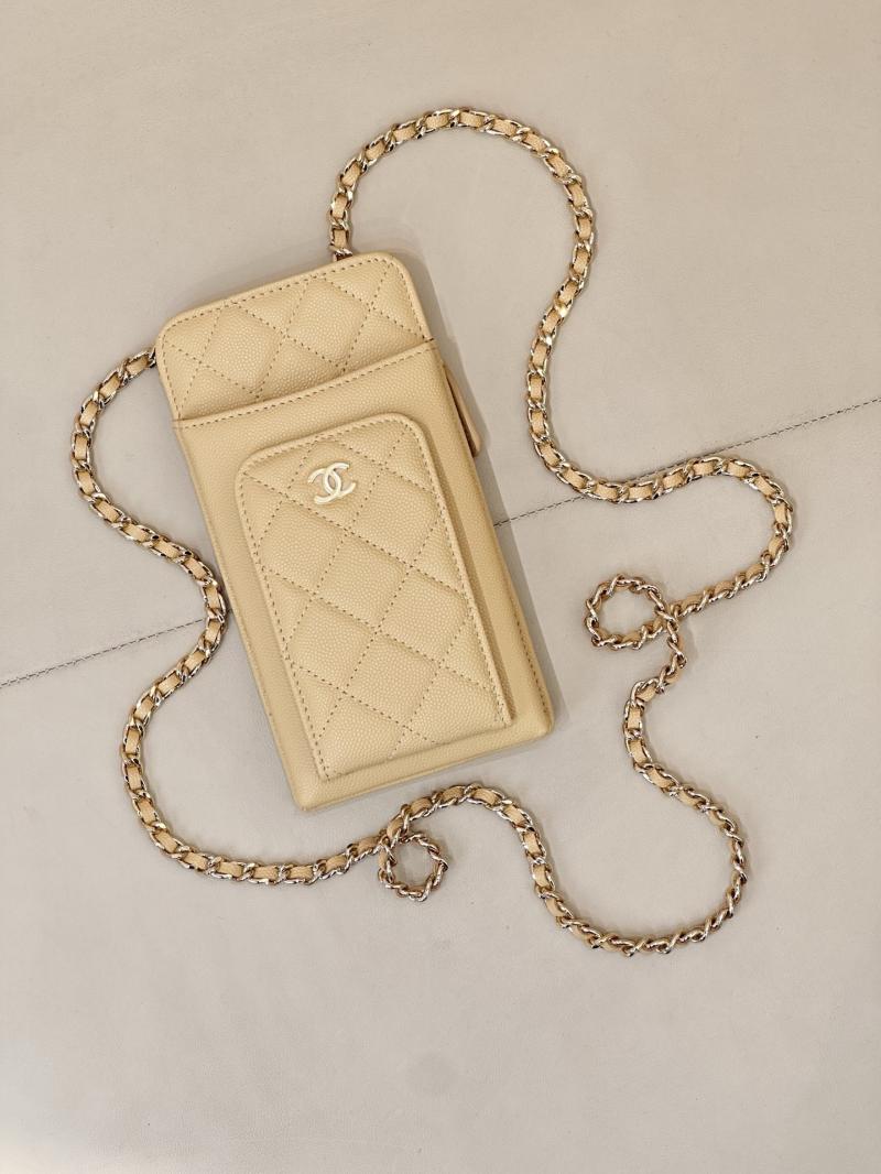 Chanel Phone Bag Beige AP0990