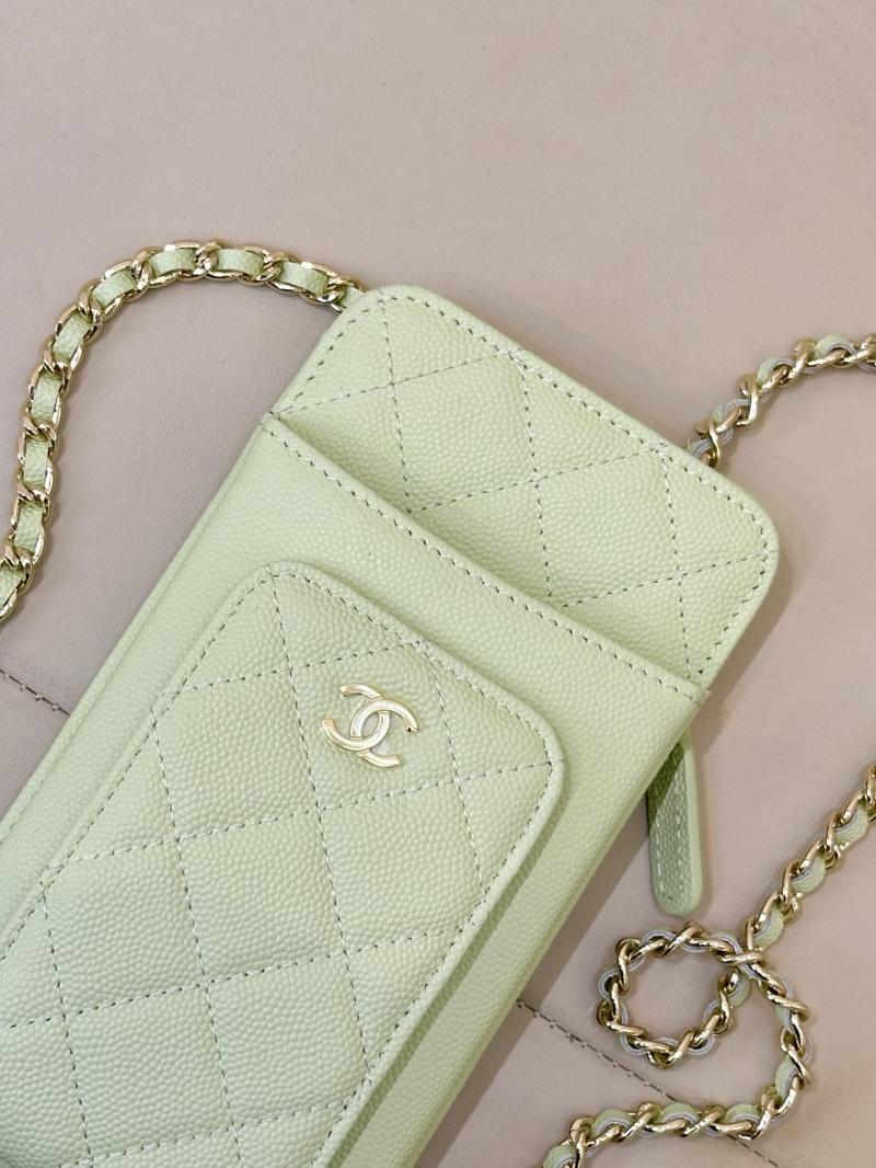 Chanel Phone Bag Green AP0990