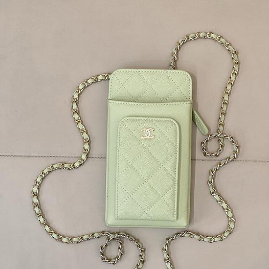 Chanel Phone Bag Green AP0990 Chanel Phone Bag Green AP0990
