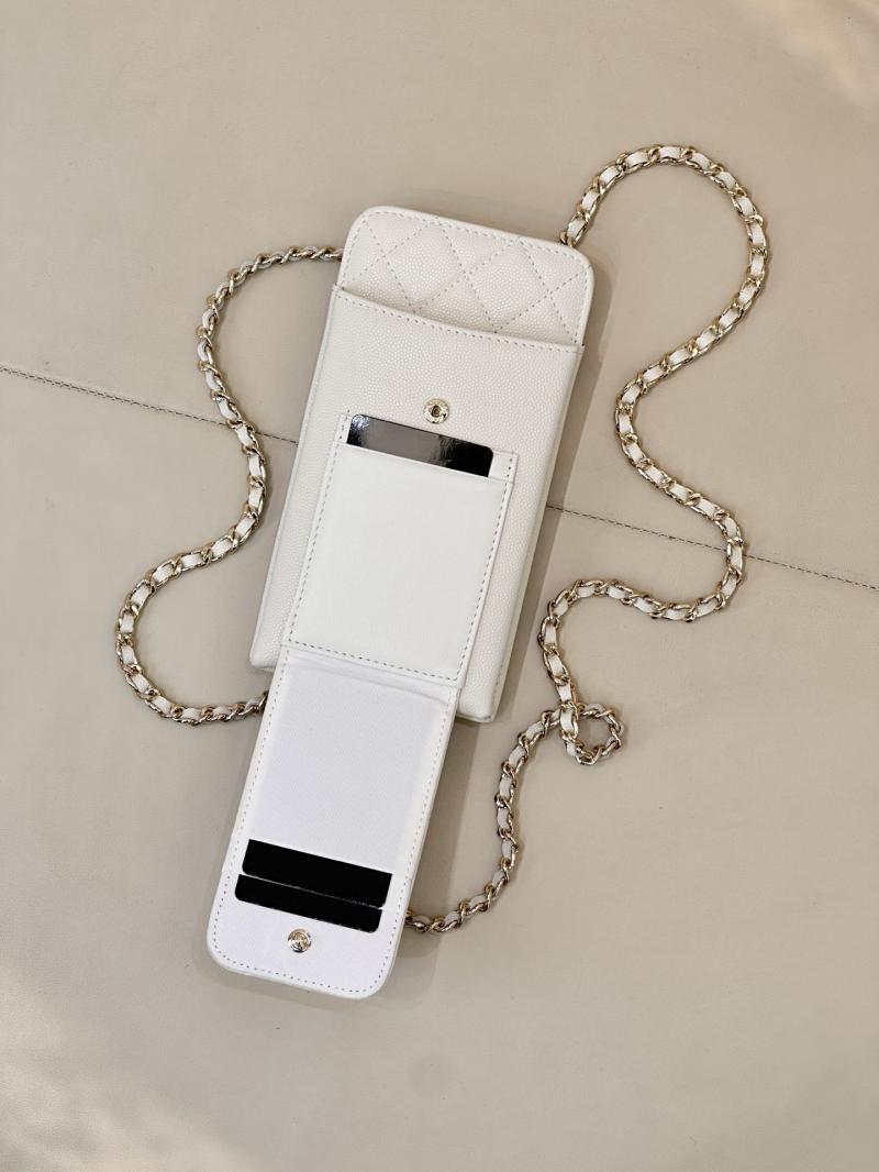 Chanel Phone Bag White AP0990