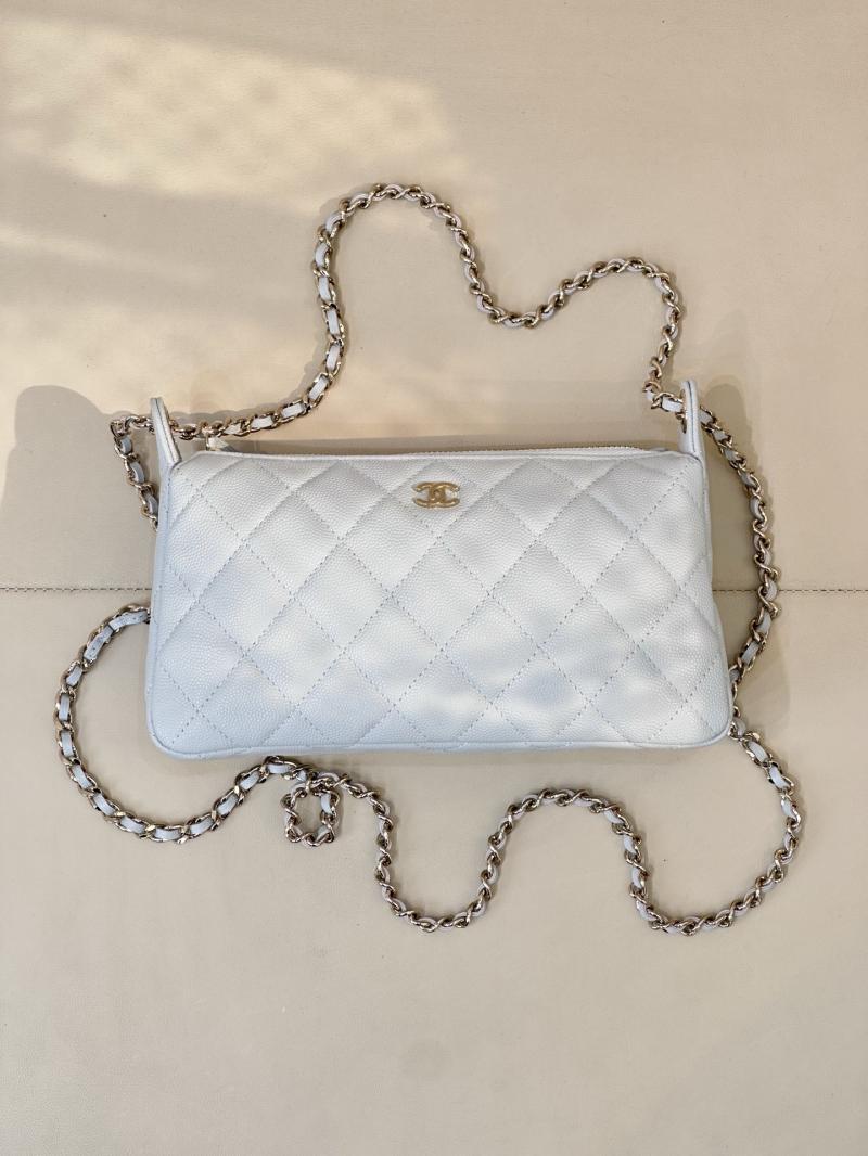 Chanel Shoulder Bag Blue AP4704