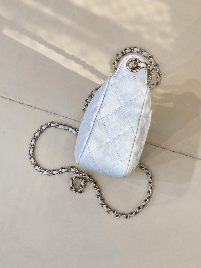 Chanel Shoulder Bag Blue AP4704