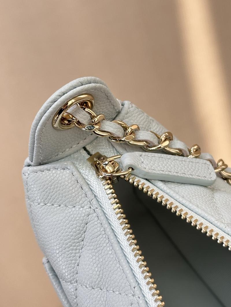 Chanel Shoulder Bag Blue AP4704