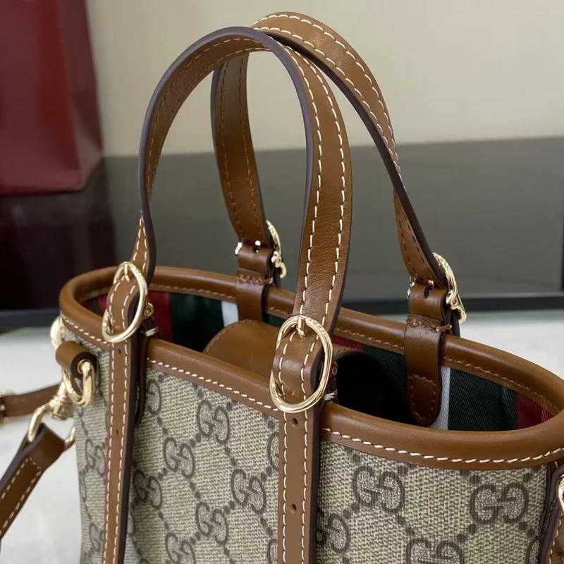 Gucci GG Emblem mini bag Brown 855491