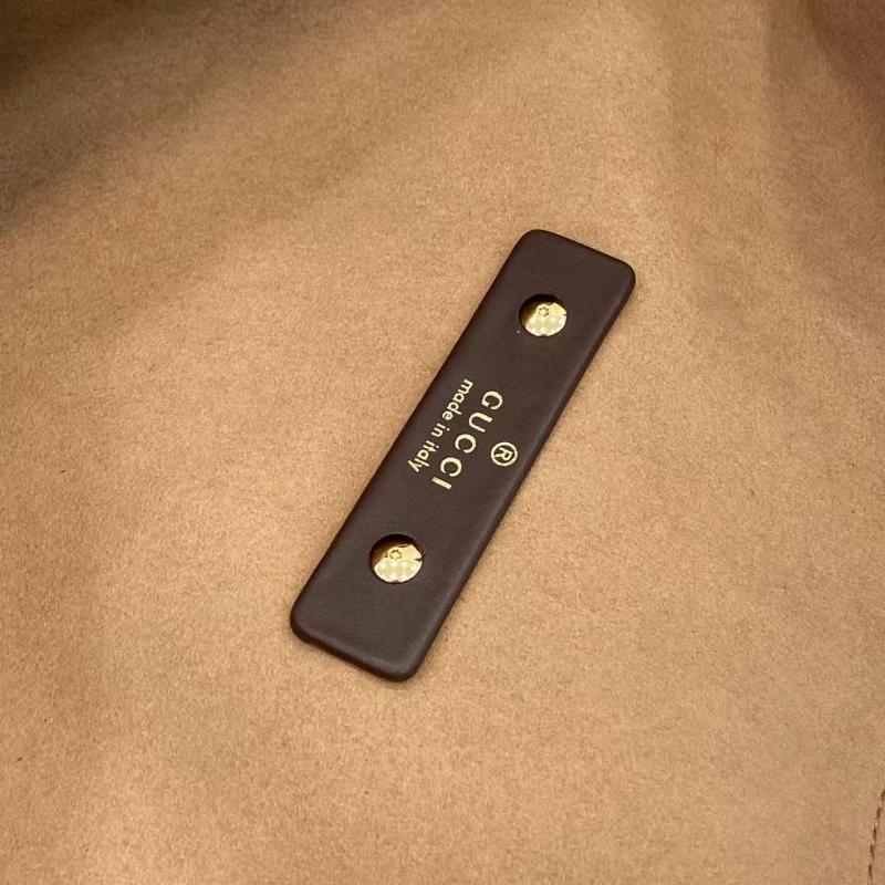 Gucci Suede Softbit maxi shoulder bag Dark Brown ‎837466