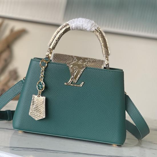 Louis Vuitton Capucines BB Green N89369