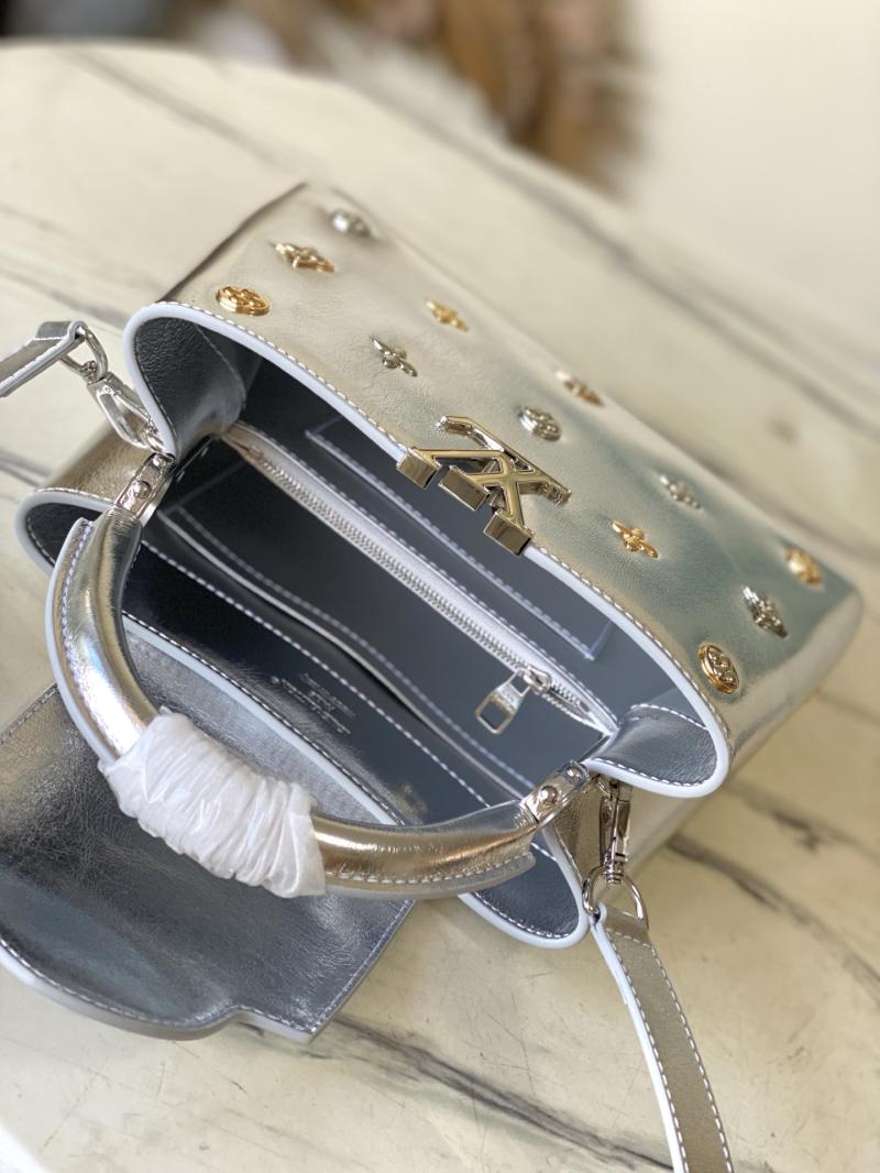 Louis Vuitton Capucines BB Silver M26258