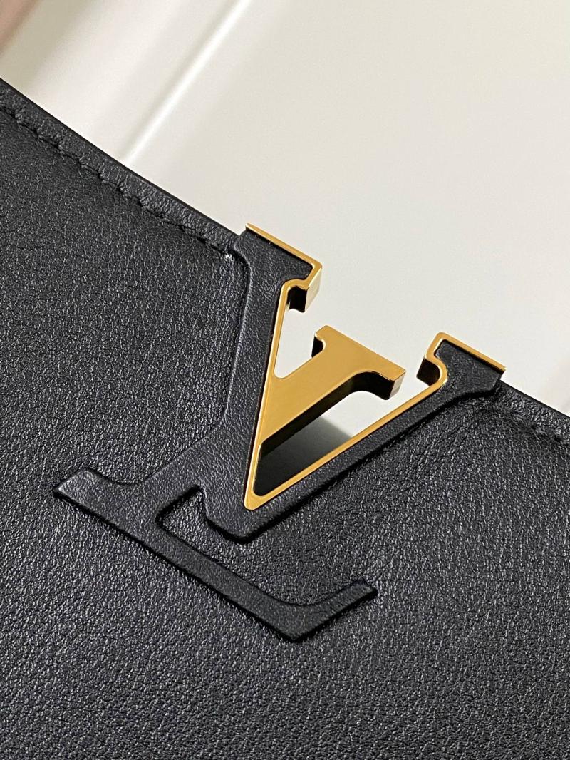 Louis Vuitton Capucines GM Souple Black M24607