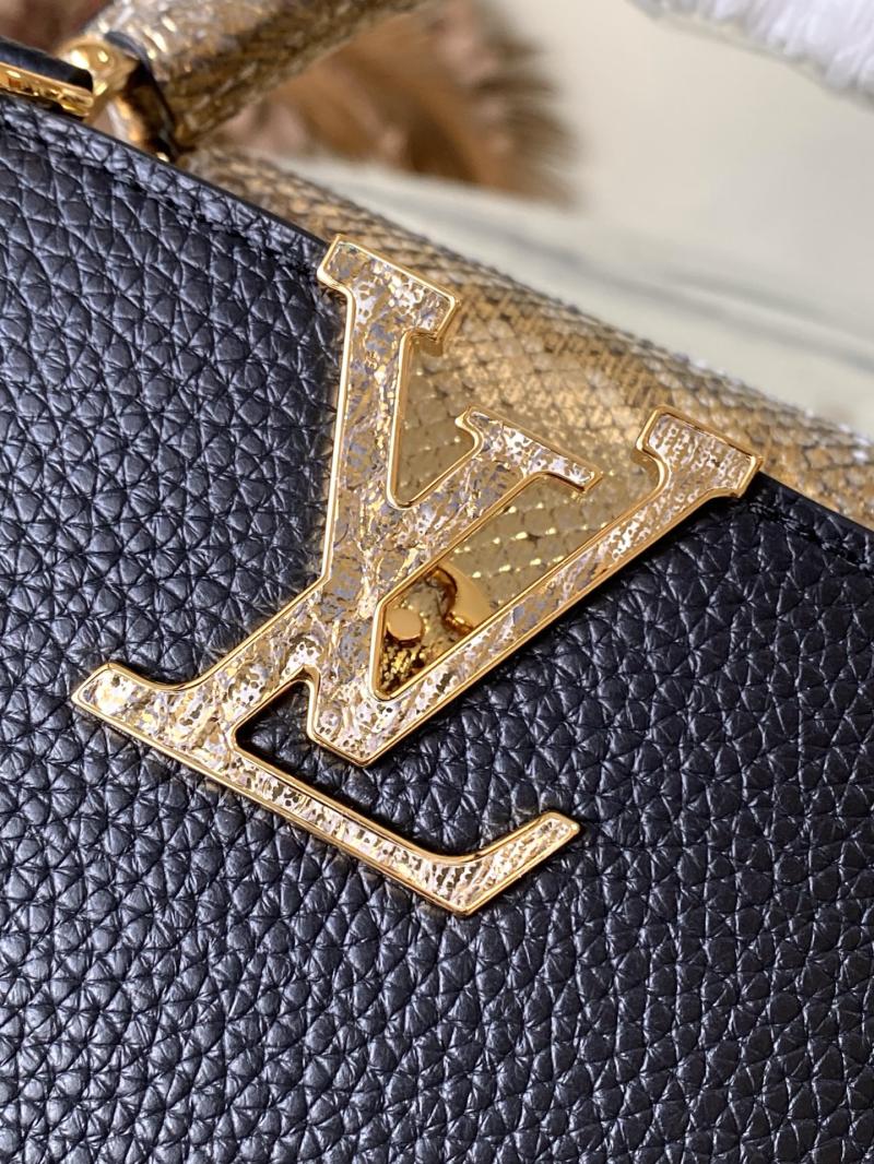 Louis Vuitton Capucines Mini Black N89369