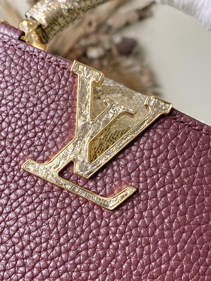 Louis Vuitton Capucines Mini Burgundy N89369