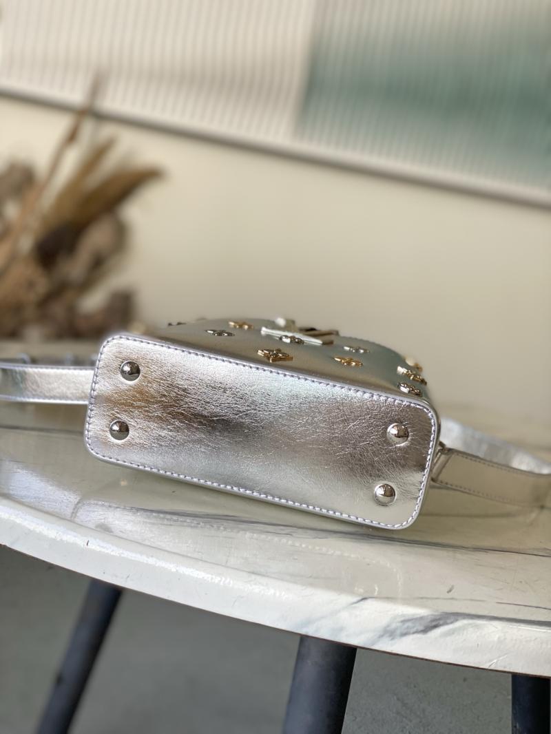 Louis Vuitton Capucines Mini Silver M26258