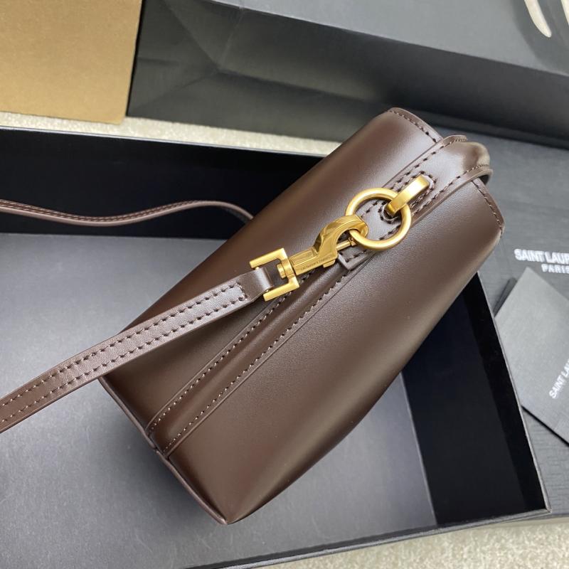 Saint Laurent LE 37 mini Bucket Bag Dark Brown 765870