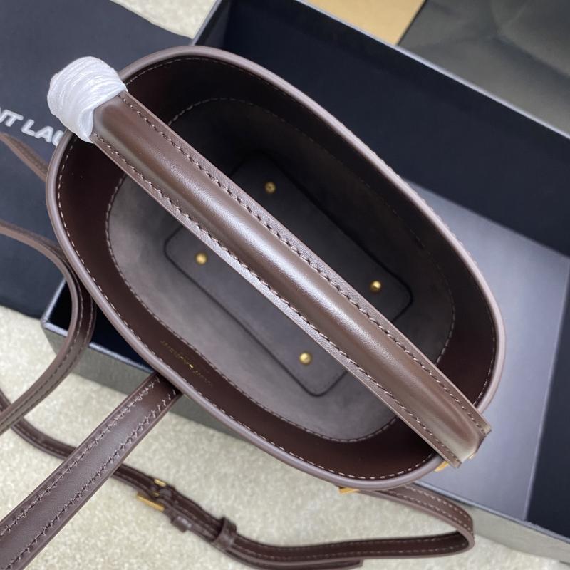 Saint Laurent LE 37 mini Bucket Bag Dark Brown 765870