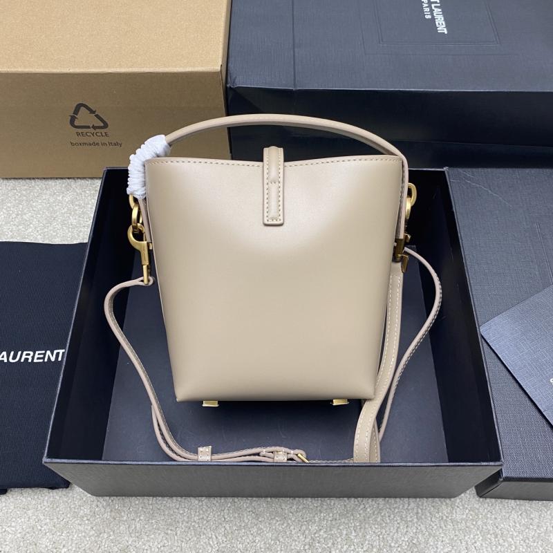 Saint Laurent LE 37 mini Bucket Bag Beige 765870
