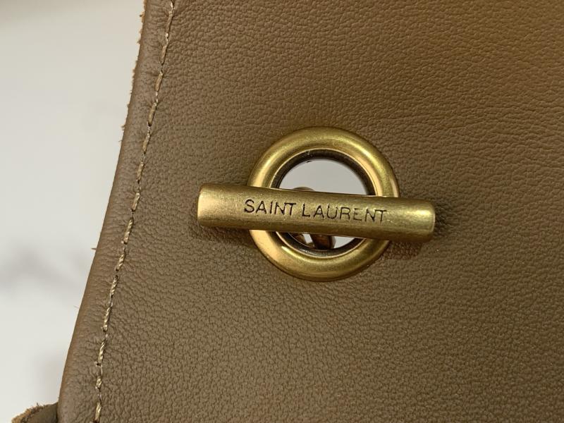 Saint Laurent Loulou Suede Mini Bag Brown 821749