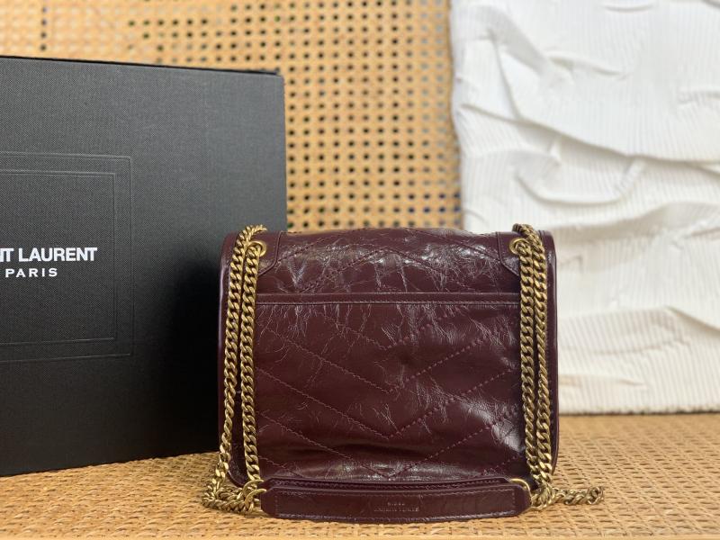 Saint Laurent Small Niki Bag Burgundy 633185