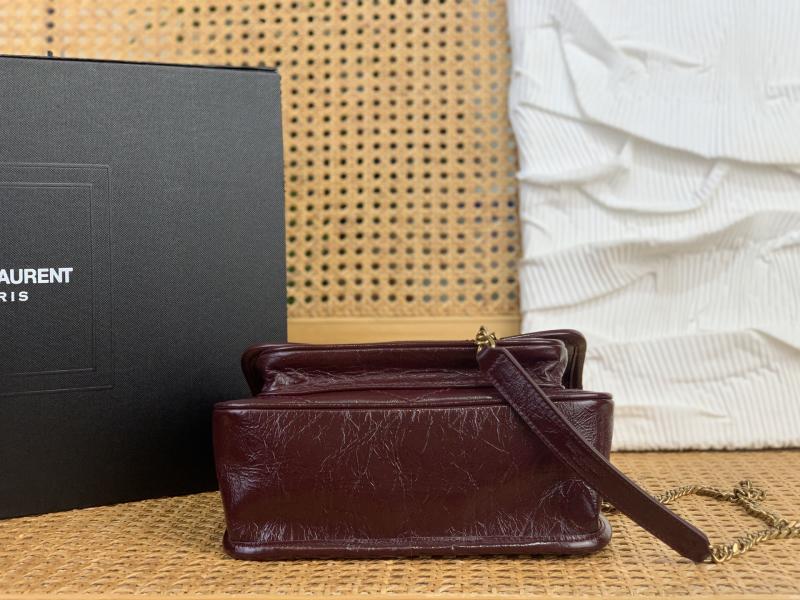 Saint Laurent Small Niki Bag Burgundy 633185