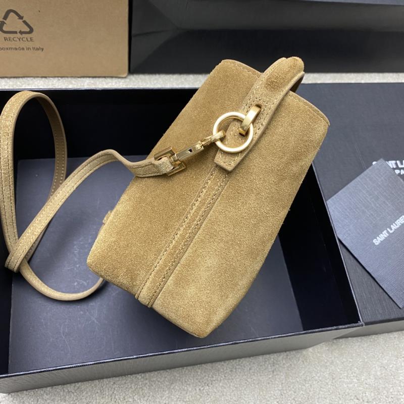 Saint Laurent mini LE 37 Suede Bucket Bag Leaf 765870