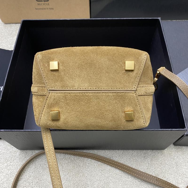 Saint Laurent mini LE 37 Suede Bucket Bag Leaf 765870
